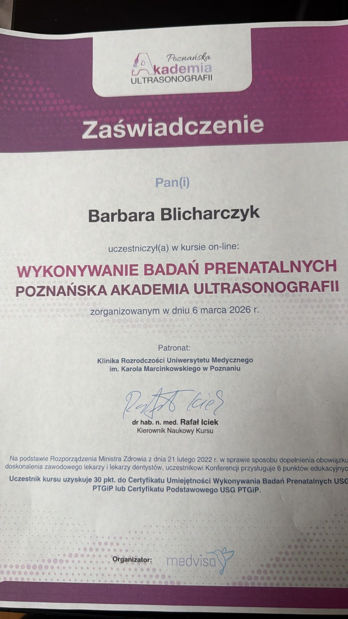 Wykonywanie Badań Prenatalnych - Poznańska Akademia Ultrasonografii